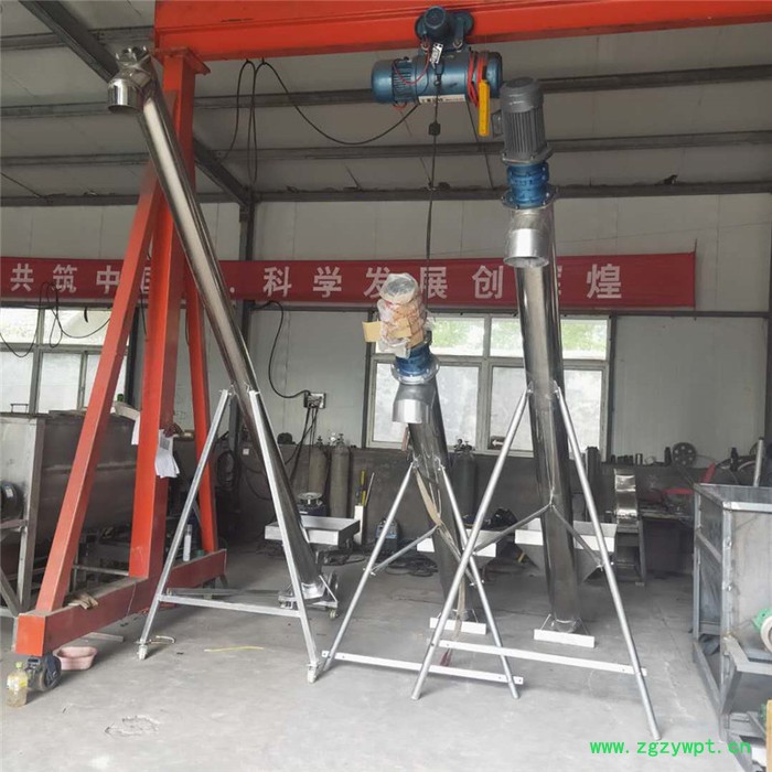 山东厂家JTL-160型 中药粉螺旋提升机  倾斜干粉螺旋提升机多用途 **图5