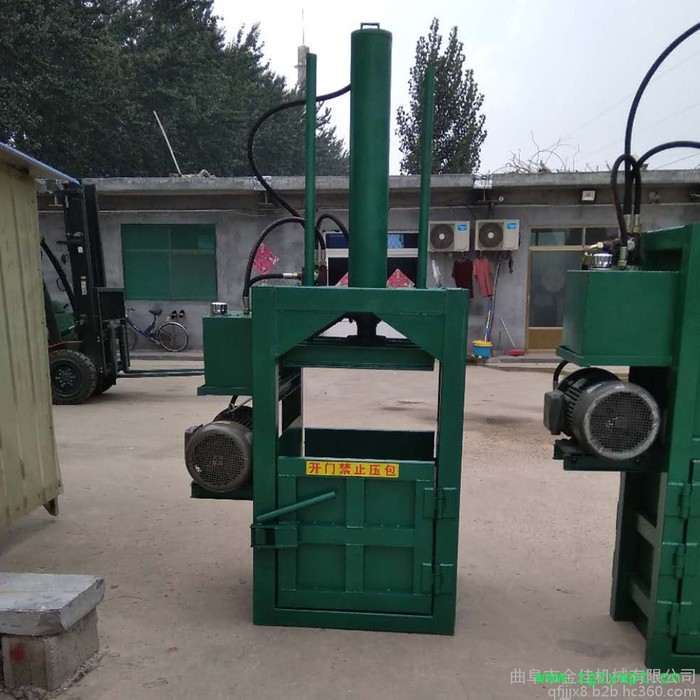 厂家批发羊毛立式液压打包机 单杠中药材打包机 立式金属压块机图6