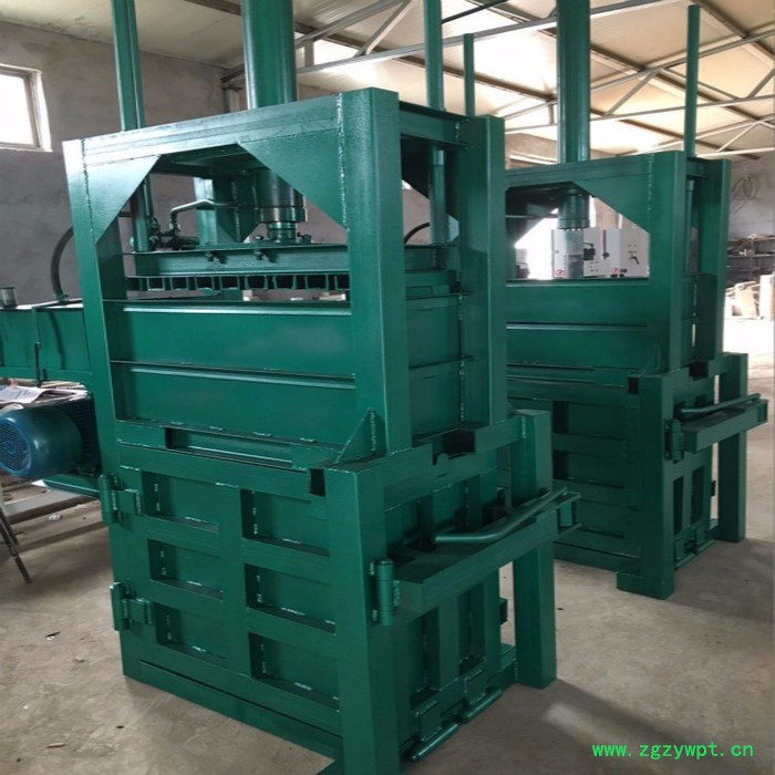 60吨废纸打包机 荷叶艾叶黄芩中药材压包机 富兴定做大吨位涂料桶压扁机图6