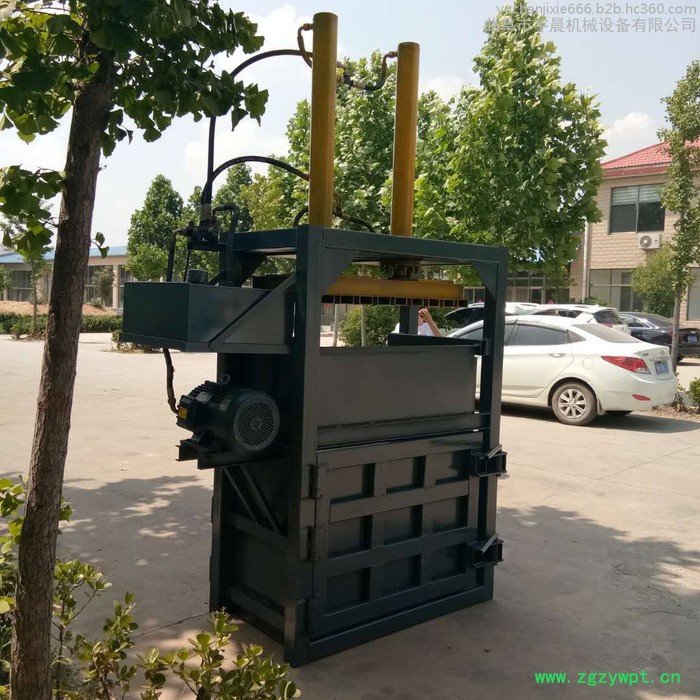 湖北中药材艾草压包机 宇晨立式液压打包机 废品塑料打包机型号价格图7