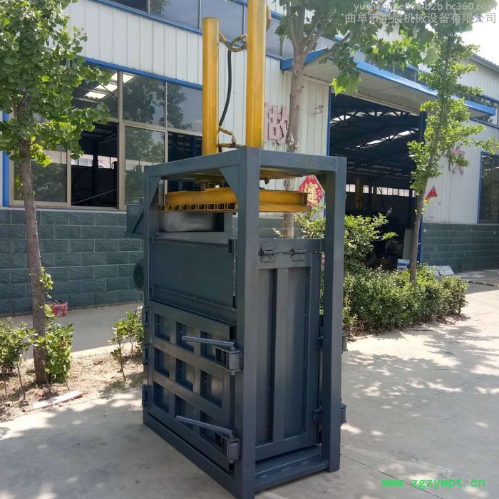 湖北中药材艾草压包机 宇晨立式液压打包机 废品塑料打包机型号价格图3