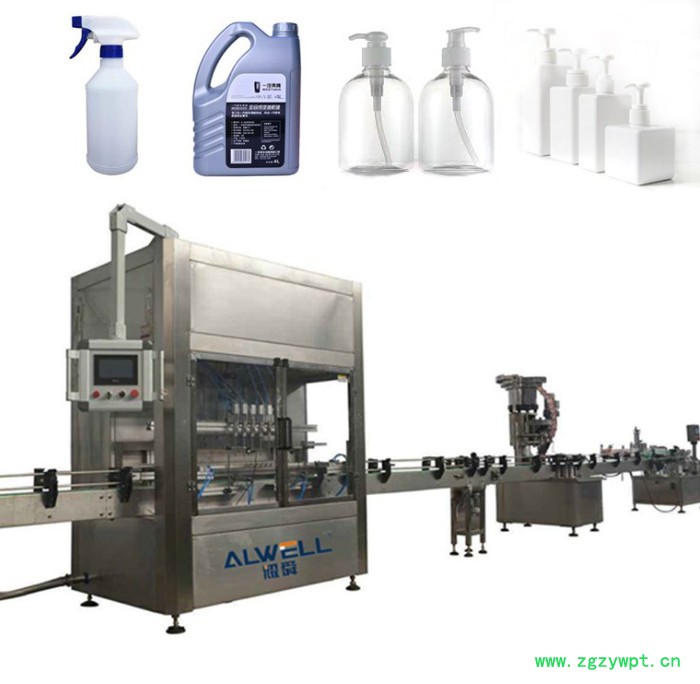 耀舜YSFL-6**全自动灌装机 消毒水洗手液灌装生产线 液体膏体灌装机 免洗洗手液灌装机图2