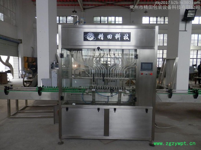 全自动直列式直流液体灌装机 直流式高速灌装设备图4