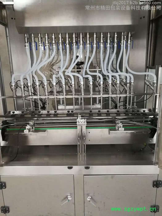 全自动直列式直流液体灌装机 直流式高速灌装设备图2