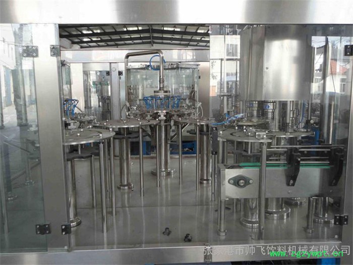 果蔬汁灌装生产线  饮料灌装机 茶饮料灌装设备 果汁饮料生产设备 玻璃瓶饮料灌装机 饮料生产线图3