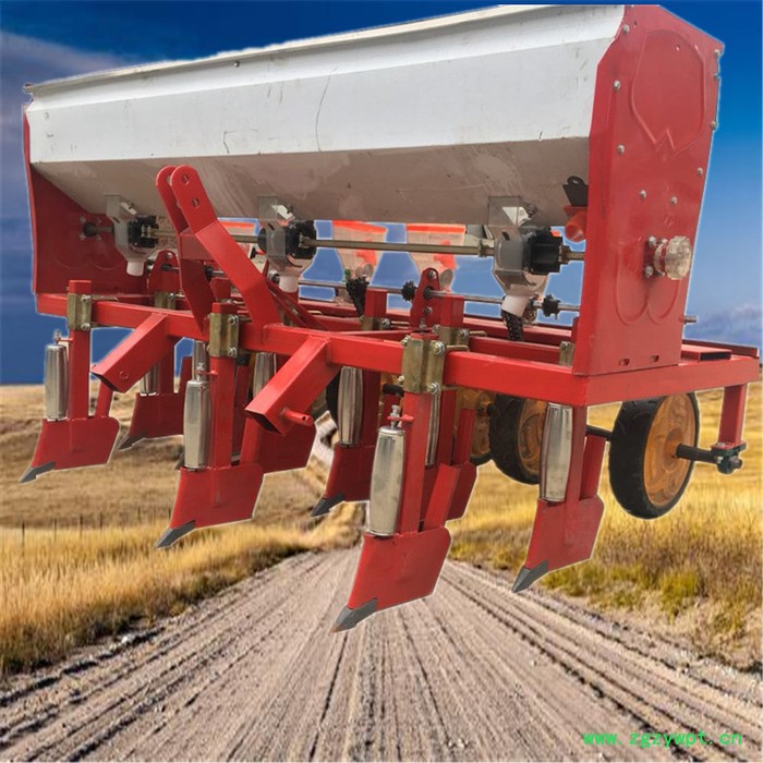 中药材免间苗播种机 农用手推蔬菜播种机高效汽油精量播种机富兴图7