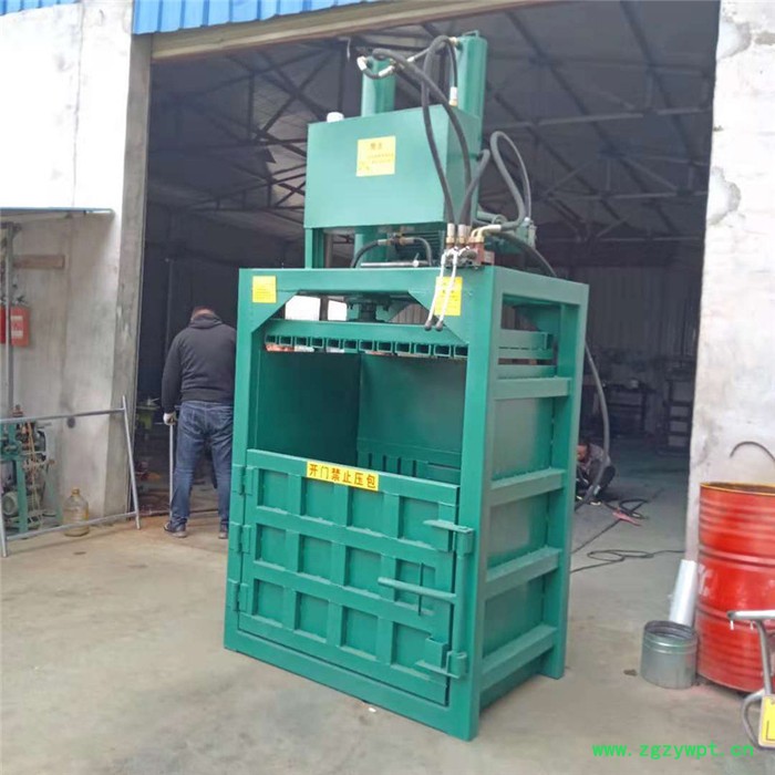 立式薄膜挤包机 中药材编织袋压包机富兴 河南省废纸压块机图6