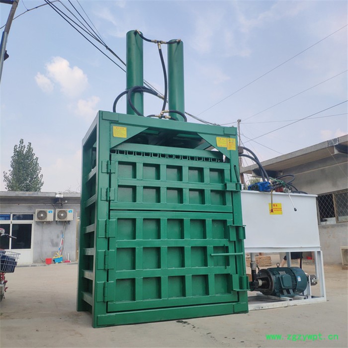 立式薄膜挤包机 中药材编织袋压包机富兴 河南省废纸压块机图5