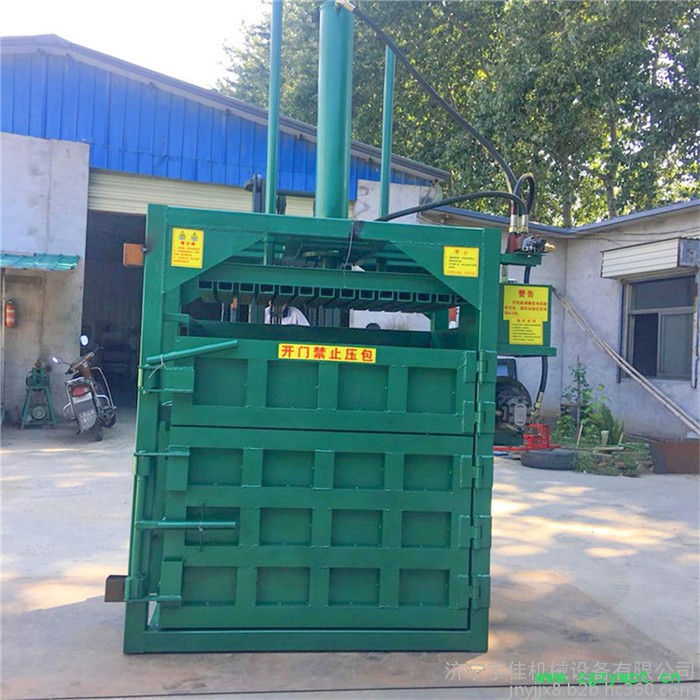 塑料薄膜中药材压块机立式液压打包机小型服装液压打包机图7