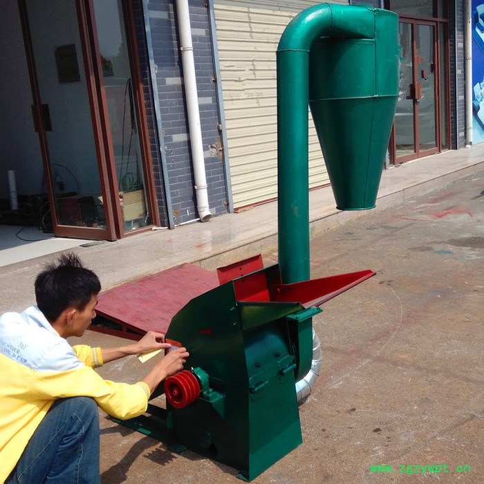 干湿中药渣粉碎机 家禽饲料小型粉碎机 锤片式农作物秸秆粉碎机图7