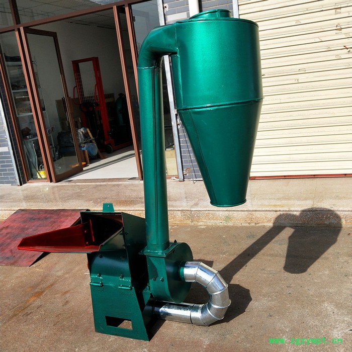 干湿中药渣粉碎机 家禽饲料小型粉碎机 锤片式农作物秸秆粉碎机图2