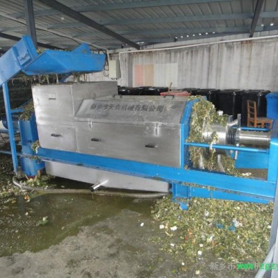 上海市稻糠酒糟、发酵后的木薯渣的挤压脱水机、绞股蓝、甜叶菊、白菜、乌拉草、芹菜中药渣、菊花脱水机、水葫芦压榨脱水挤压机