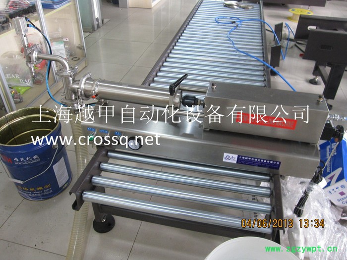 上海越甲半自动活塞式台式液体灌装机FM-SLT图3