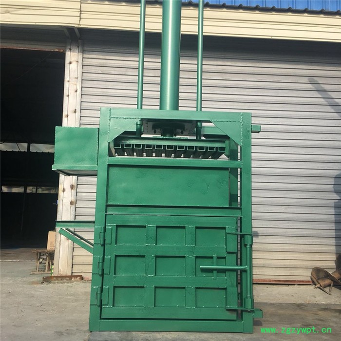 佳鑫机械 立式废纸箱药材液压打包机 玉米秸秆青储打包机 废纸中药材打包机图2