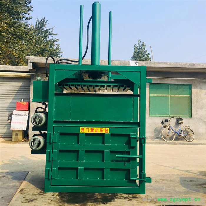 佳鑫机械 立式废纸箱药材液压打包机 玉米秸秆青储打包机 废纸中药材打包机图5