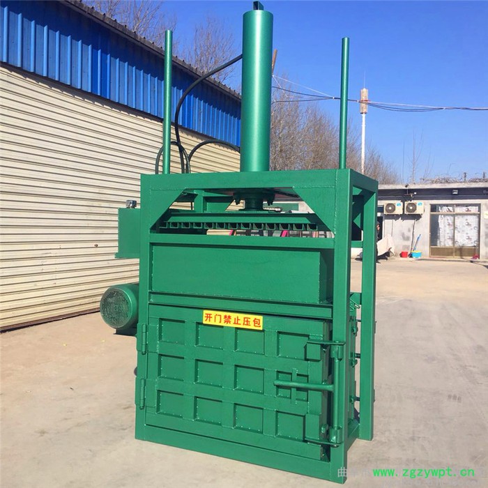 佳鑫机械 立式废纸箱药材液压打包机 玉米秸秆青储打包机 废纸中药材打包机图3