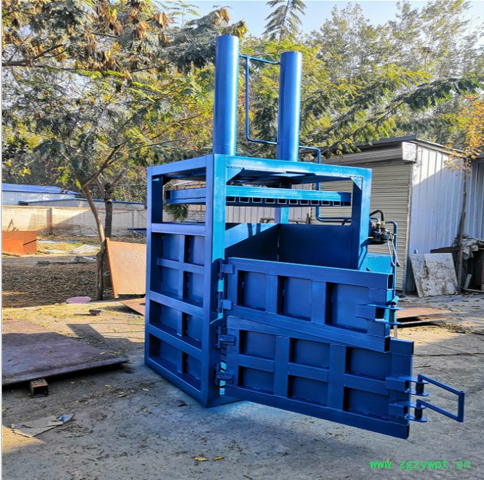 西宁中药材压块机 宇晨铝屑铁皮打包机 树林落叶打包机价格图8