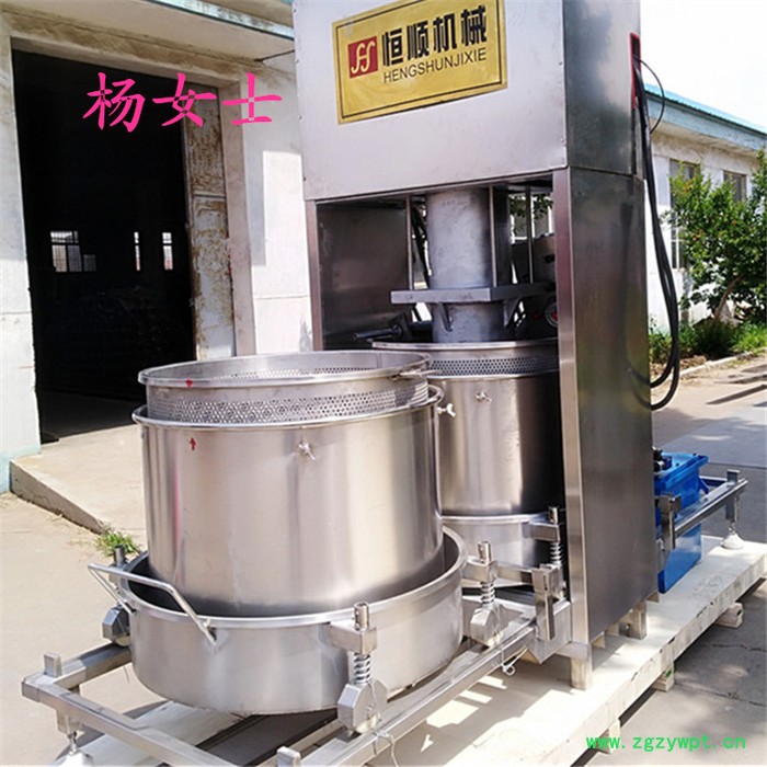 半自动压榨机 微生物发酵中药酒压榨机 百香果汁 荔枝酒压榨过滤机图7