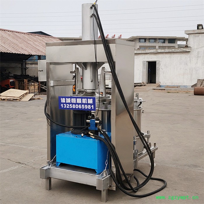 半自动压榨机 微生物发酵中药酒压榨机 百香果汁 荔枝酒压榨过滤机图3