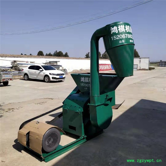 鸿祺 饲料粉碎机 中药粉碎机家用 花生秧饲料粉碎机图2