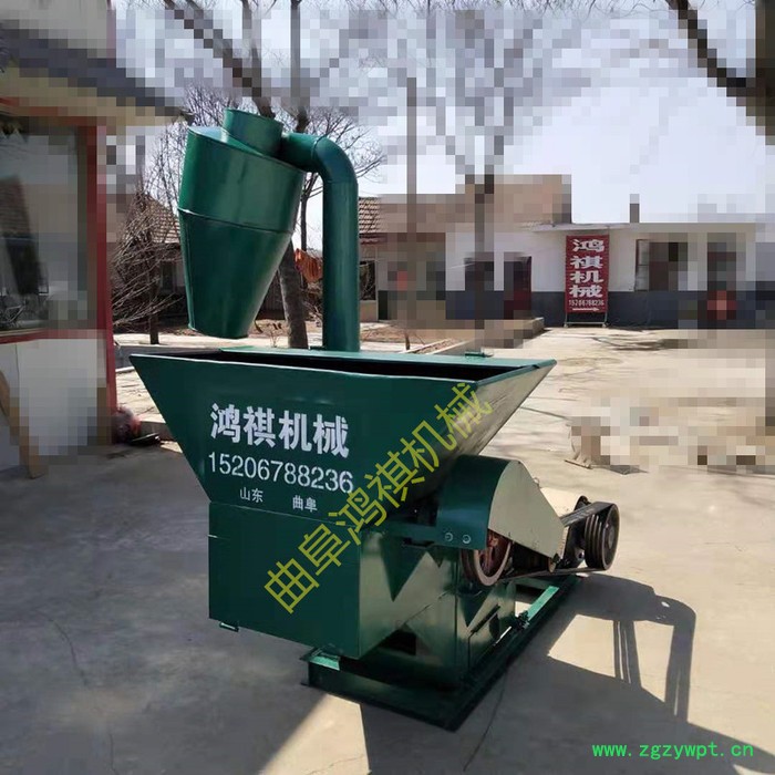 鸿祺 饲料粉碎机 中药粉碎机家用 花生秧饲料粉碎机图7