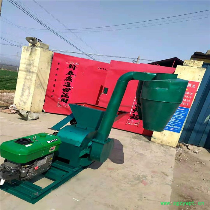 柴油带养护树枝树杈粉碎机 加厚锤片中药渣粉碎机 硬木条粉碎机图7