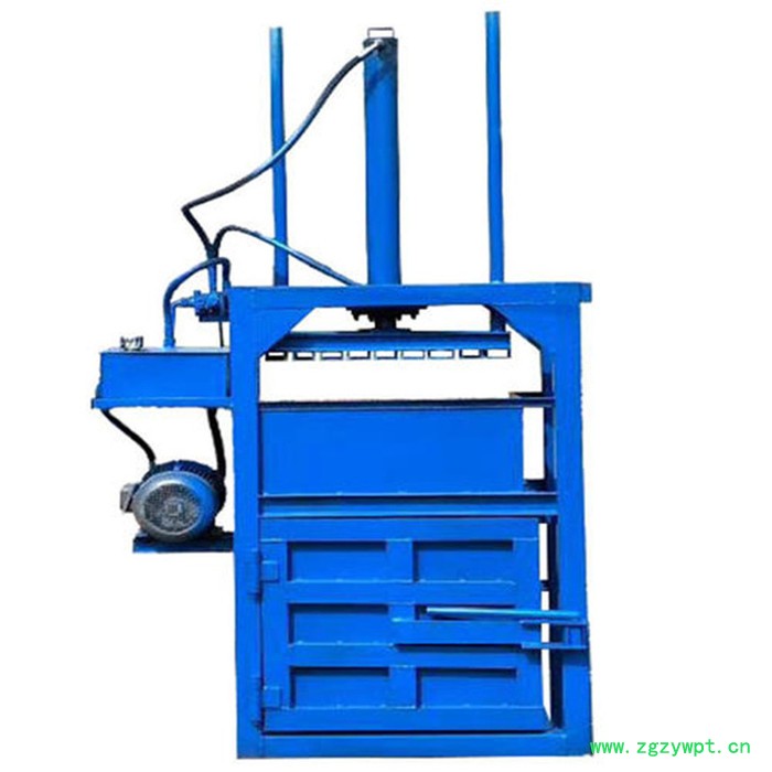 振科机械供应立式饮料瓶塑料薄膜中药材打包机 立式打包机 废吕合金打包机批发厂家图5