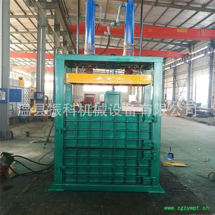 振科机械供应立式饮料瓶塑料薄膜中药材打包机 立式打包机 废吕合金打包机批发厂家图6