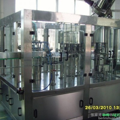 供应博林轩牌CCF16126 纯净水灌装机三合一  灌装生产线