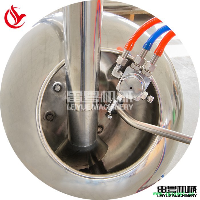 雷粤BGC400 果滚糖机中药抛光机药片薄膜包衣机全自动糖 中药抛光机药片薄膜包衣机全自动糖果滚糖机图3