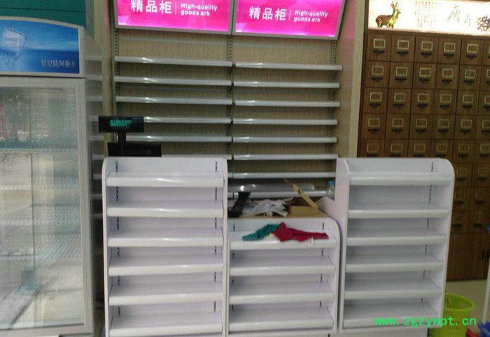 定做 海王星辰货架 药店货柜 中药玻璃展示柜 非处方药货柜图2