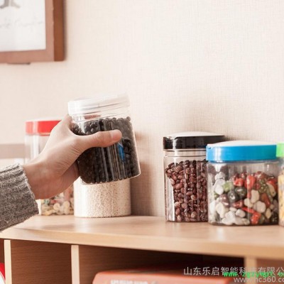 豪PET塑料易拉罐炒货干货中药饮片透明塑料瓶75mm*135mm