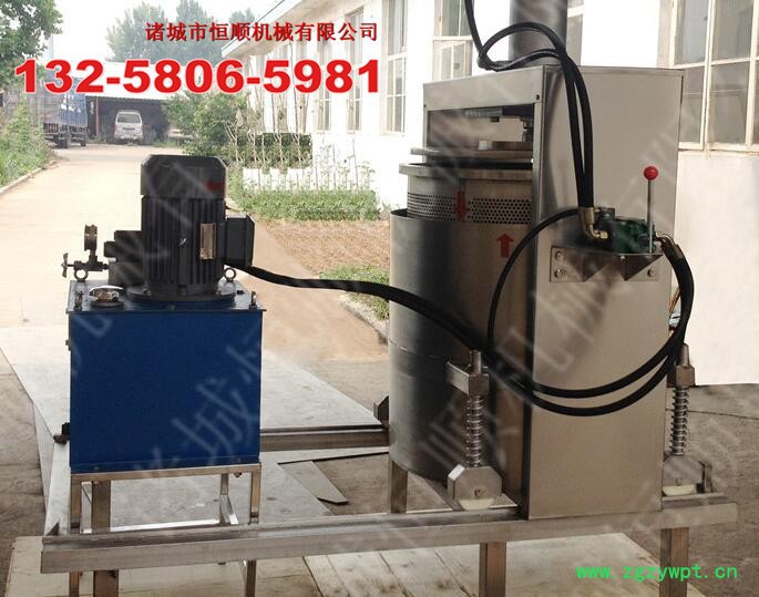 恒顺黄酒、米酒压榨机  中药渣压榨收汁机  双桶轮换式压榨机图8