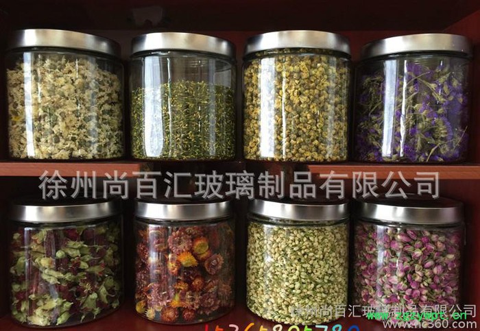 玻璃罐大号储物罐透明无铅茶叶密封罐中药材食品罐直销玻璃罐图3