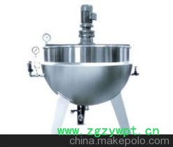 八宝粥熬制锅 中药熬煮锅 蒸汽夹层锅 不锈钢夹层锅图2