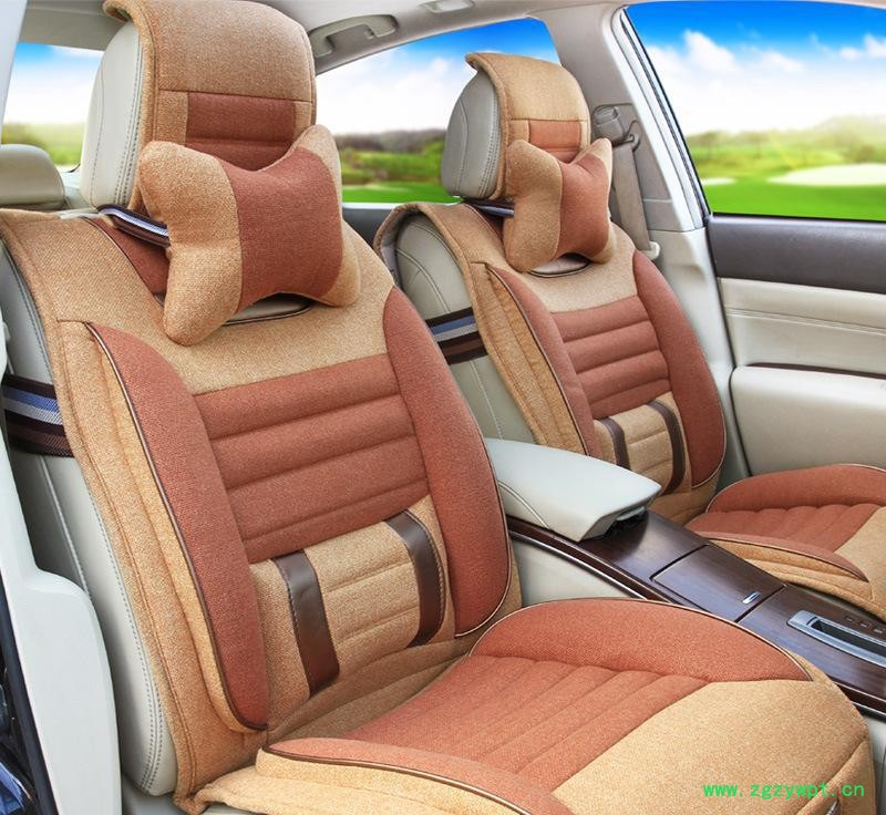 热卖 2013新款汽车坐垫 秋冬 棉麻中药座垫套 厂家批发DC02