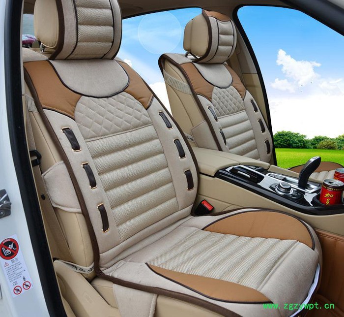 2013新款 秋冬季汽车坐垫**中药亚麻四季座垫套 厂家批发 MG015