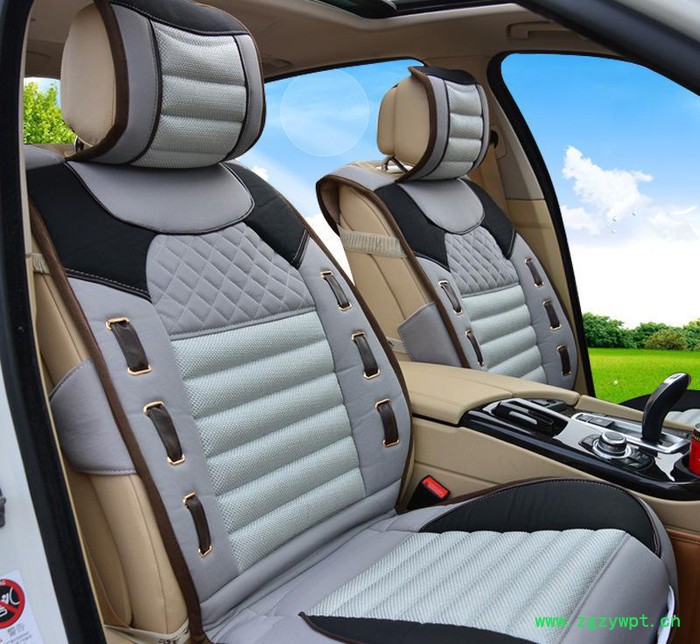 2013新款 秋冬季汽车坐垫**中药亚麻四季座垫套 厂家批发 MG015图3