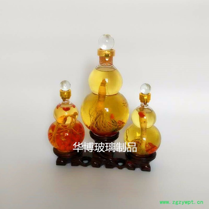 泡酒瓶透明玻璃酒瓶工艺酒瓶中药材泡酒缸人参泡酒瓶图2