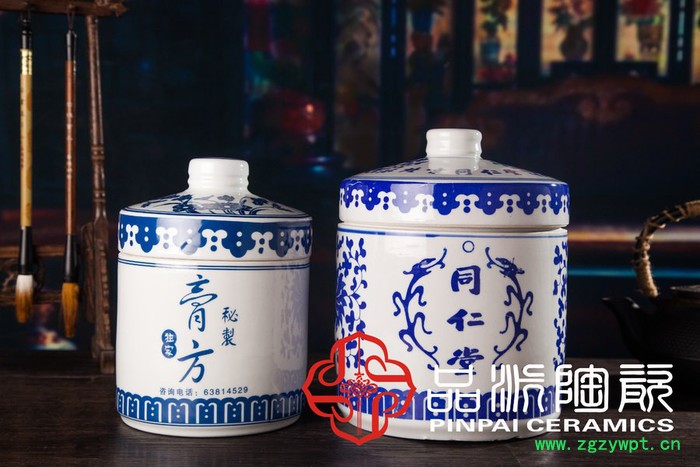品派瓷业门诊药罐,中药密封瓷罐,瓷罐生产厂家图4