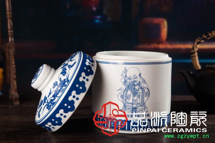 品派瓷业门诊药罐,中药密封瓷罐,瓷罐生产厂家图6