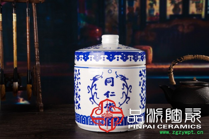 品派瓷业门诊药罐,中药密封瓷罐,瓷罐生产厂家图3