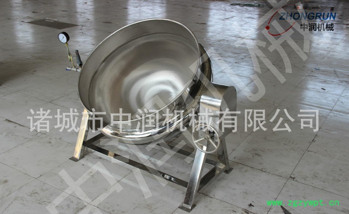 熬粥蒸煮锅 可倾式蒸煮锅 高品质夹层锅 中药熬制设备图2