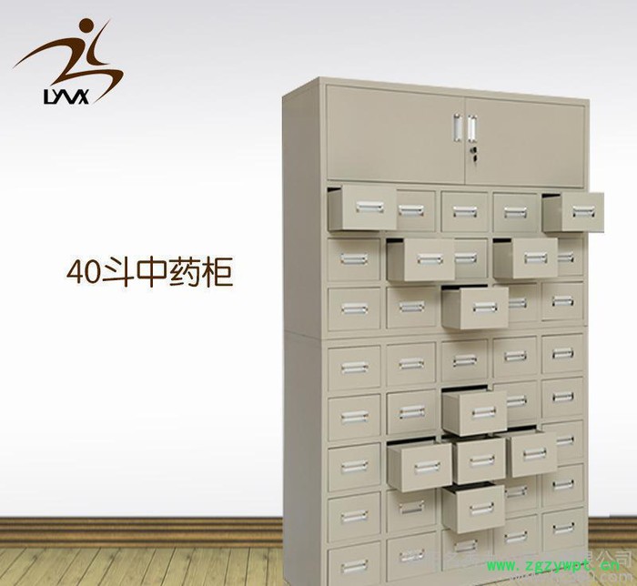 40抽屉中药展示柜 多格中药柜 来图定制中药柜 中药橱图2