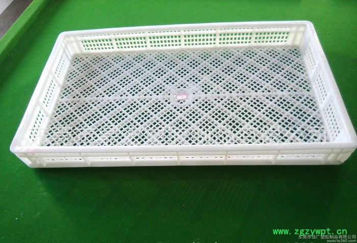 云南文山中药材烘烤托盘 塑料白色网格单冻盘 730*430*图2