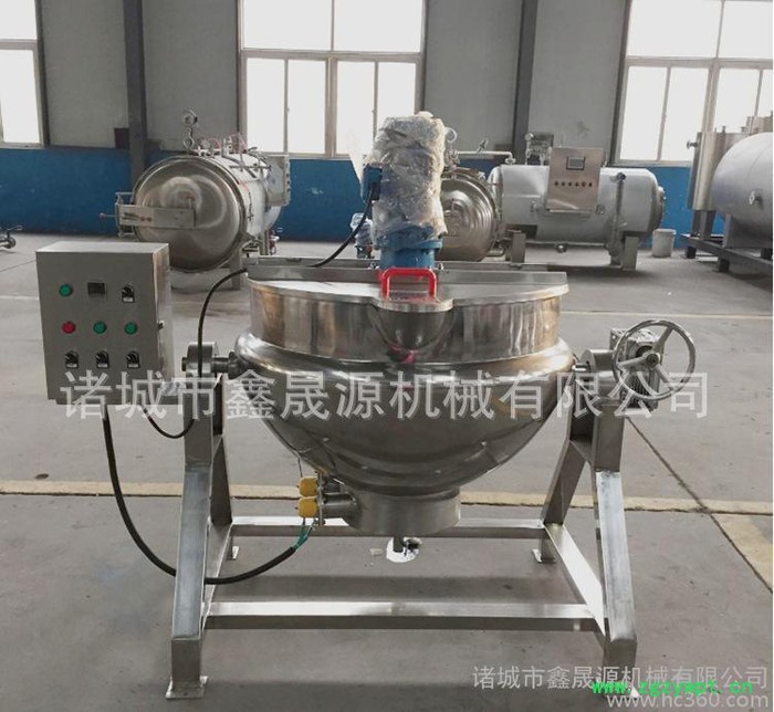 直销 夹层锅 可倾式蒸煮锅 可倾式夹层锅 中药蒸煮锅图2