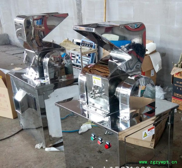 强力中药材粗碎机 细度0.5~20mm间调节整机不锈钢304材质应用广泛图3