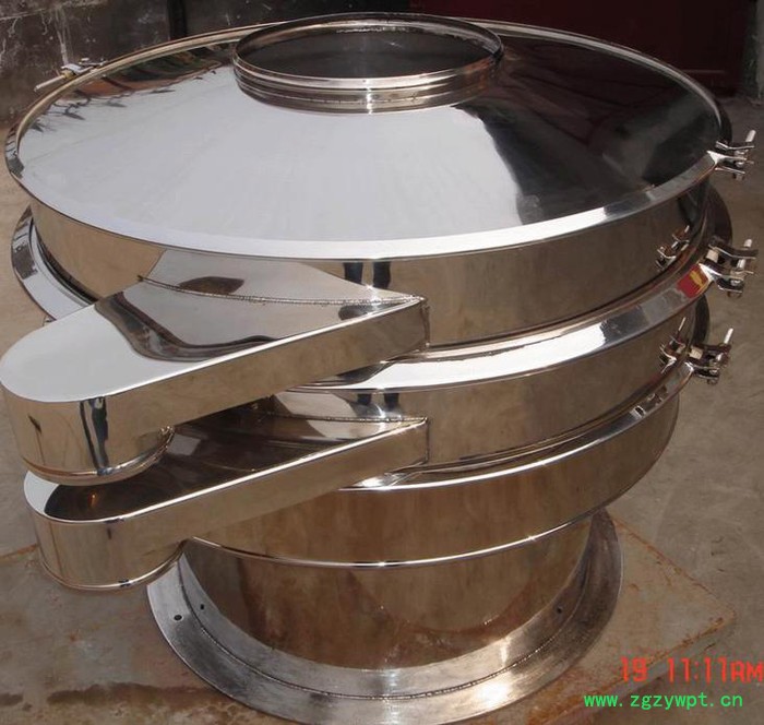 中草药粉末振动筛分机 中药去杂机现货800-1500型号图3