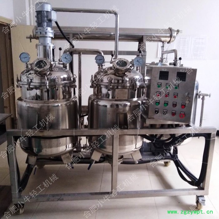 多功能提取浓缩机组 实验室小型中药提取浓缩热回流溶剂回收提取浓缩设备图3
