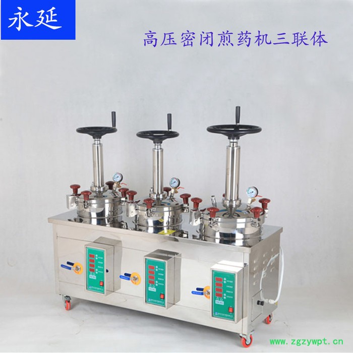永延YY-G20/13*2 中药煎药机 高压密闭三联体智能煎药机 全自动煎药机 **图2